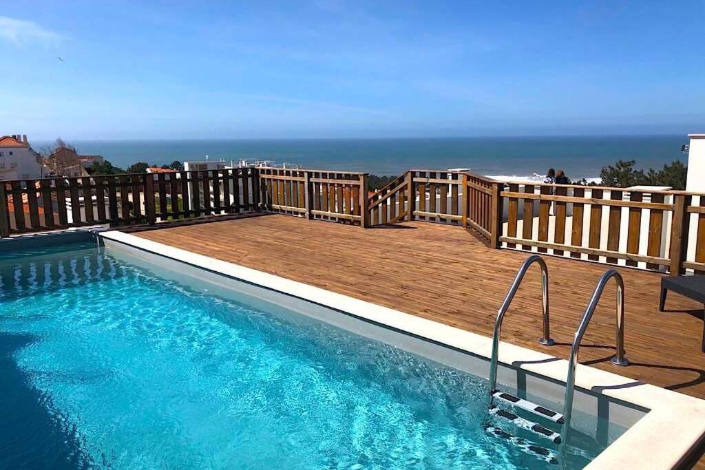Terracos Do Mar - Rooftop Pool With Sea View Назаре Екстериор снимка